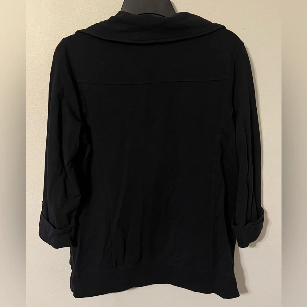 Karen Scott Sport Women's Black Full Zip Jacket! Size Small.